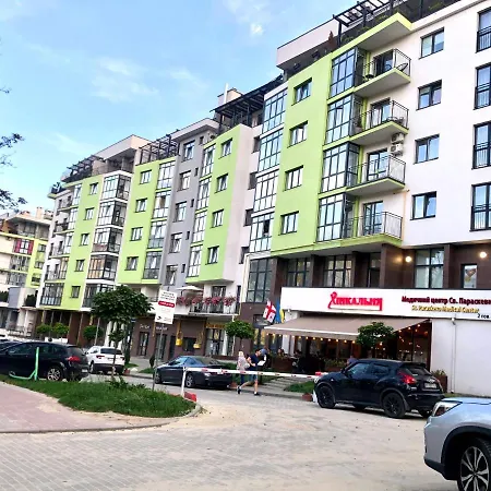 Osapart Apartments In A Complex Great Britain 利沃夫 外观 照片