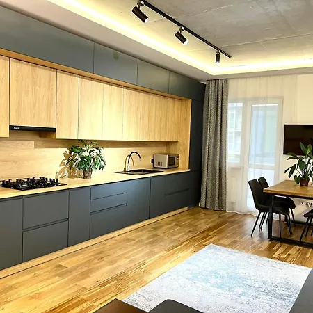 Osapart Apartments In A Complex Great Britain 利沃夫 外观 照片